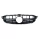 Front Grille suitable for Mercedes C-Class W205 S205 C205 A205 (2014-2018) without Camera Black