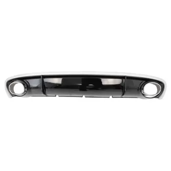 Rear Bumper Valance Diffuser & Exhaust Tips suitable for Audi A4 B8 B8.5 Limousine Avant Facelift (2012-2015) RS4 Design