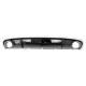 Rear Bumper Valance Diffuser & Exhaust Tips suitable for Audi A4 B8 B8.5 Limousine Avant Facelift (2012-2015) RS4 Design