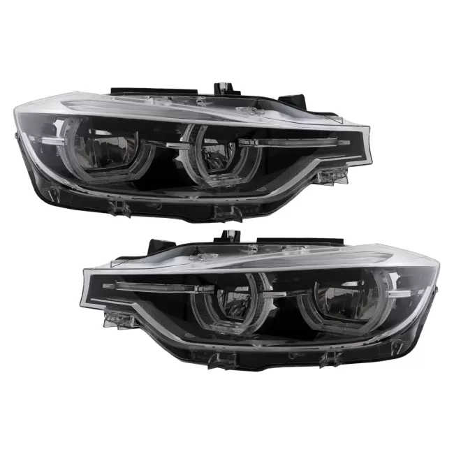 Full LED Headlights Angel Eyes suitable for BMW 3 Series F30 F31 Sedan Touring (2011-up)