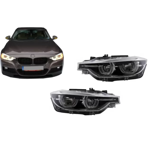 Full LED Headlights Angel Eyes suitable for BMW 3 Series F30 F31 Sedan Touring (2011-up)