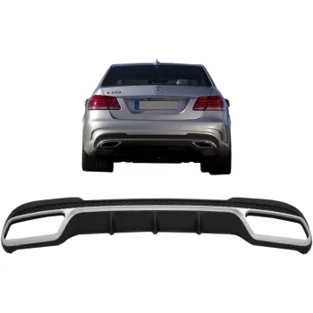 Rear Diffuser suitable for Mercedes E-Class W212 S212 Facelift (2013-2016) only Sport package Bumper