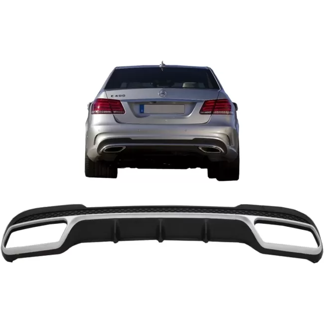 Rear Diffuser suitable for Mercedes E-Class W212 S212 Facelift (2013-2016) only Sport package Bumper