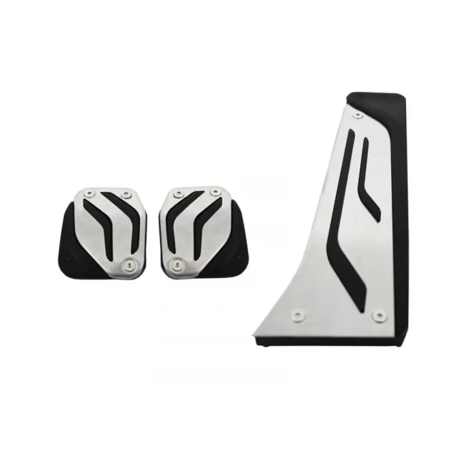 Kit of Pedal suitable for BMW 1 Series F20 (2011-up) 2 Series F22 (2014-up) 3 Series F30 (2011-up) 4 Series F32 (2013-up) X3 F25 (2011-up) X5 F15 (2013-up) X6 F16 (2016-up) Manual