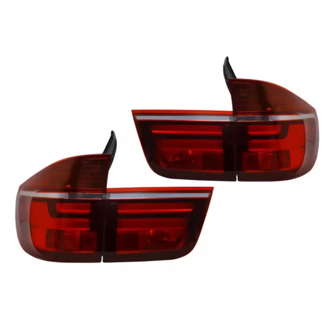 LED Taillights suitable for BMW X5 E70 (2007-2010) Light Bar LCI Facelift Design