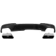 Double Outlet Air Diffuser Brilliant Black Edition with Exhaust Muffler Tips Sport M-Tech 550i Design suitable for BMW F10 F11 (2011-2017)