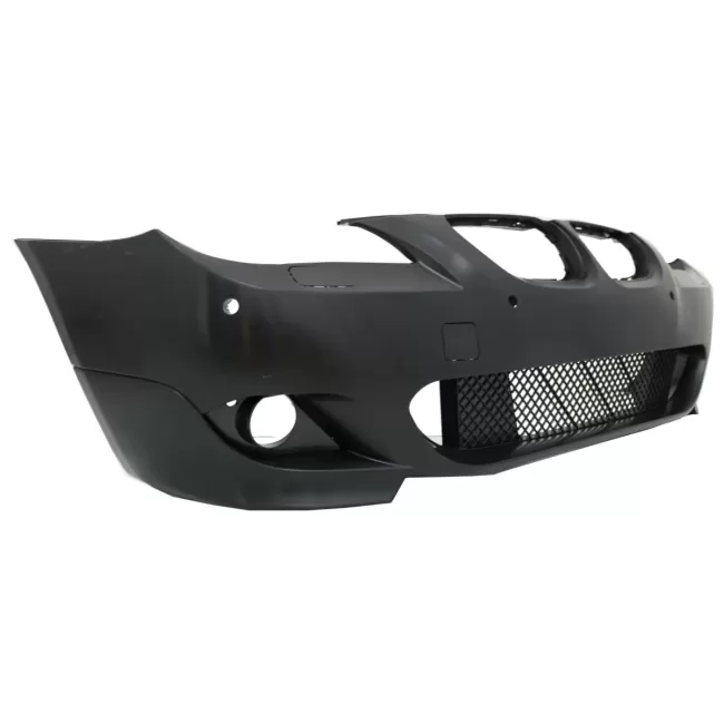 Front Bumper with Central Grille Shiny Black suitable for BMW 5 Series E60 E61 (2003-2007) M-Technik Design