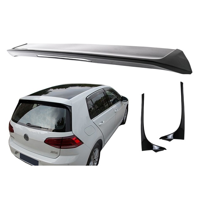 Windshield Roof Wing Fins Spoiler suitable for VW Golf 7 VII (2012-2017) Facelift GTI Design