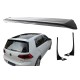 Windshield Roof Wing Fins Spoiler suitable for VW Golf 7 VII (2012-2017) Facelift GTI Design
