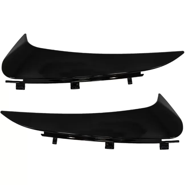 Rear Bumper Flaps Side Fins Flics suitable for Mercedes C-Class C205 A205 (2014-2018) Coupe Cabriolet Piano Black