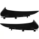 Rear Bumper Flaps Side Fins Flics suitable for Mercedes C-Class C205 A205 (2014-2018) Coupe Cabriolet Piano Black