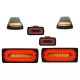 LED Taillights Light Bar suitable for Mercedes G-class W463 (1989-2015) with Rear Bumper Fog Lamp and Turning Lights Sequential Dynamic