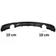 Rear Bumper Spoiler Valance Diffuser Double Outlet for Single Exhaust suitable for BMW 3 Series F30 F31 (2011-2019) M Performance Design Carbon Film Coating