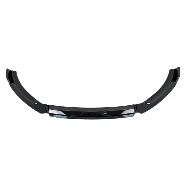 Front Bumper Lip Extension Spoiler suitable for VW Polo AW MK6 (2018-up) Glossy Black