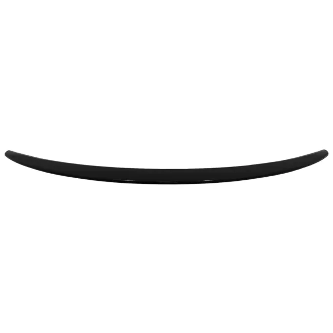 Trunk Boot Spoiler with Rear Bumper Flaps Side Fins Flics suitable for Mercedes C-Class Coupe C205 (2014-2019) Piano Black