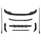 Aero Body Kit Extensions suitable for BMW 4 Series G22 Coupe (2020-Up) M Tech