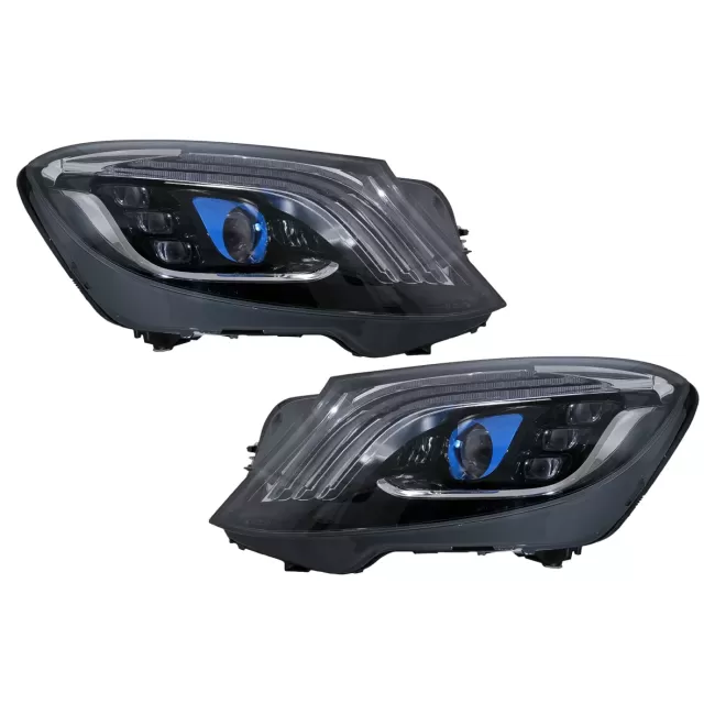 Full LED Headlights suitable for Mercedes S-Class W222 (2013-2017) Facelift Look Dynamic Sequential Turning Light