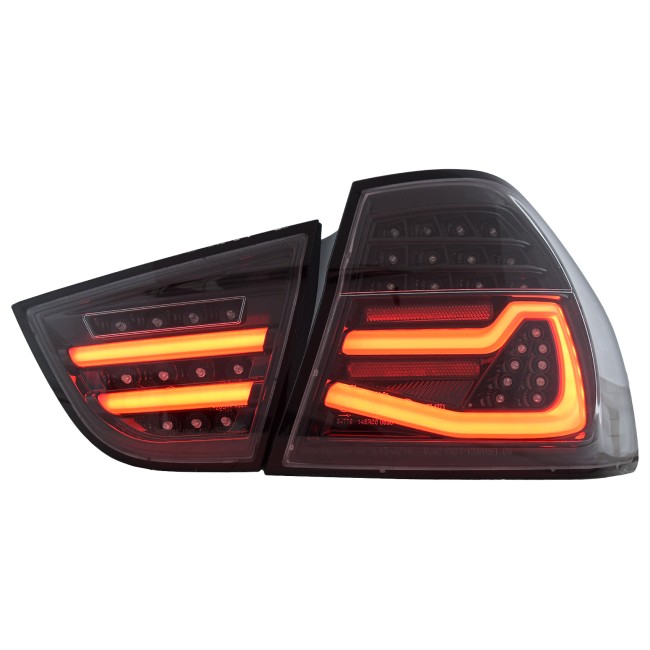 LED Taillights suitable for BMW 3 Series E90 LCI (2009-2011) Smoke Dynamic Turning Lights