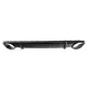 Rear Bumper Valance Diffuser with Exhaust Tips suitable for Audi A4 B8 Limousine Avant Pre Facelift (2007-2011) RS4 Design Black