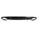 Rear Bumper Valance Diffuser & Exhaust Tips suitable for Audi A4 B8 B8.5 Limousine Avant Facelift (2012-2015) RS4 Design Black