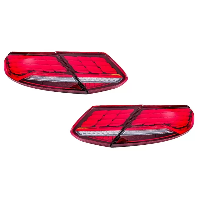 Full LED Taillights suitable for Mercedes C-Class A205 Cabrio C205 Coupe (2016-2023) Dynamic Sequential Turning Light