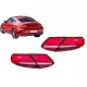 Full LED Taillights suitable for Mercedes C-Class A205 Cabrio C205 Coupe (2016-2023) Dynamic Sequential Turning Light