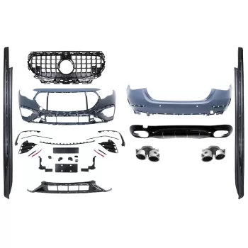 Body Kit suitable for Mercedes E-Class W214 (2023-2026) Conversion to E53 Design Exhaust Muffler Tips