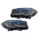 Full LED Headlights suitable for BMW 5 Series F10 F11 (2011-2014) with Xenon Conversion to G30 Design