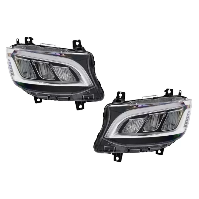 LED Headlights suitable for Mercedes Sprinter III W907 W910 (2019-2027) for Halogen