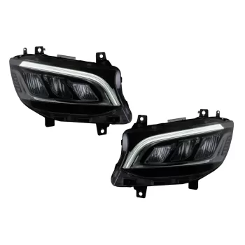 LED Headlights suitable for Mercedes Sprinter III W907 W910 (2019-2027) for Halogen