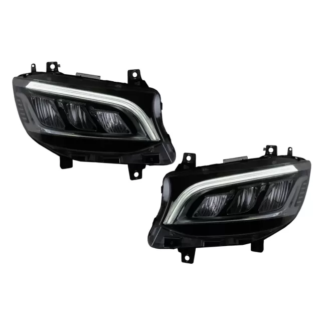LED Headlights suitable for Mercedes Sprinter III W907 W910 (2019-2027) for Halogen