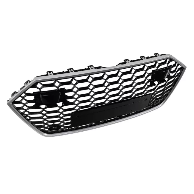 Front Grille suitable for Audi A7 4K8 (2018-) RS Design Silver