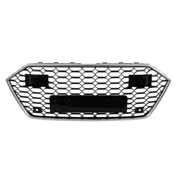 Front Grille suitable for Audi A7 4K8 (2018-) RS Design Silver