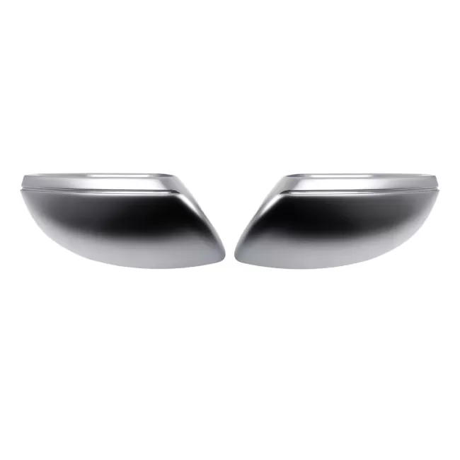 Mirror Covers Caps suitable for Audi A7 4K8 (2018-Up) A6 C8 (2019-2025) LHD Silver