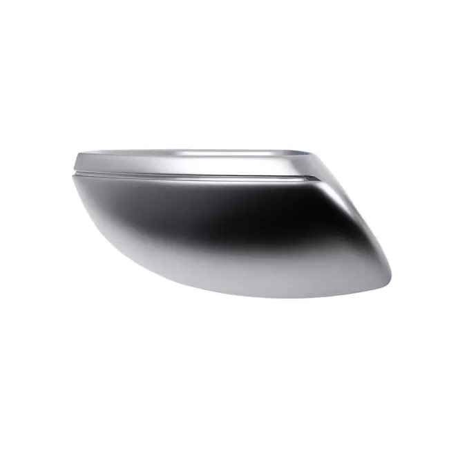 Mirror Covers Caps suitable for Audi A7 4K8 (2018-Up) A6 C8 (2019-2025) LHD Silver