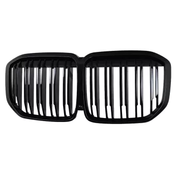 Central Kidney Grille suitable for BMW X7 G07 (2018-2022) Double Stripe Piano Black