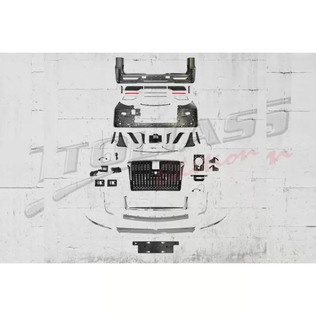 Complete Body Kit suitable for Mercedes V-Class W447 Vito W448 (2014-) Waterfall Grille