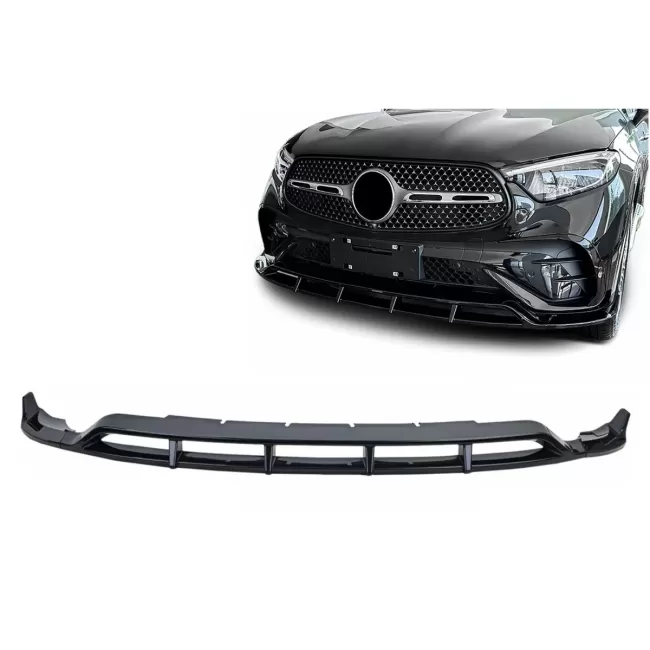Front Bumper Lip suitable for Mercedes GLC-Class SUV X254 Coupe C254 Sport Line (2022-up) GLC63 Design