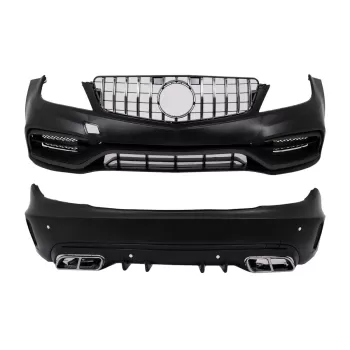 Body Kit suitable for Mercedes C-Class W204 (2007-2015) Conversion to W205 C63 Design