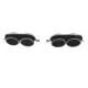 Exhaust Muffler Tips Ornaments suitable for VW Golf 7 7.5 (2012-2020) R Design Black