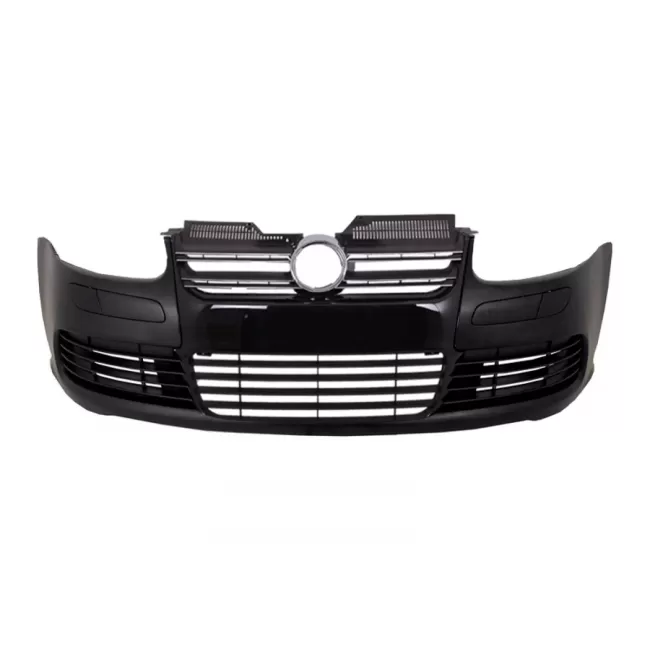 Front Bumper suitable for VW Golf V 5 (2003-2007) Jetta (2005-2010) R32 Piano Glossy Black Grille