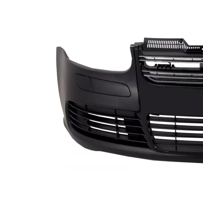 Front Bumper suitable for VW Golf V 5 (2003-2007) Jetta (2005-2010) R32 Piano Glossy Black Grille
