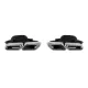 Exhaust Muffler Tips suitable for Mercedes S-Class W222 E-Class W212 S212 Facelift CLS W218 SL-Class R231 E63 S63 SL65 Design