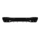 Rear Diffuser with Silver Exhaust Muffler Tips suitable for Mercedes GLE W167 SUV V167 Sport Line (2019-Up) GLE53 Design