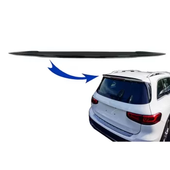 Roof Boot Lid Spoiler suitable for Mercedes GLB X247 (2019-up) Piano Black