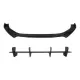 Front Bumper Lip Extension Spoiler with Rear Bumper Extension Splitter suitable for VW Golf 7.5 GTI (2017-2020) Black