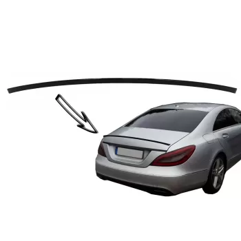 Trunk Spoiler suitable for Mercedes CLS Class W218 Limousine (2010-2018) Piano Black