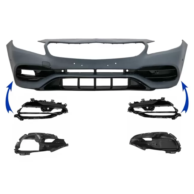 Side Grilles Cover Frames suitable for Mercedes A Class W176 (2012-2018) Facelift A45 Design
