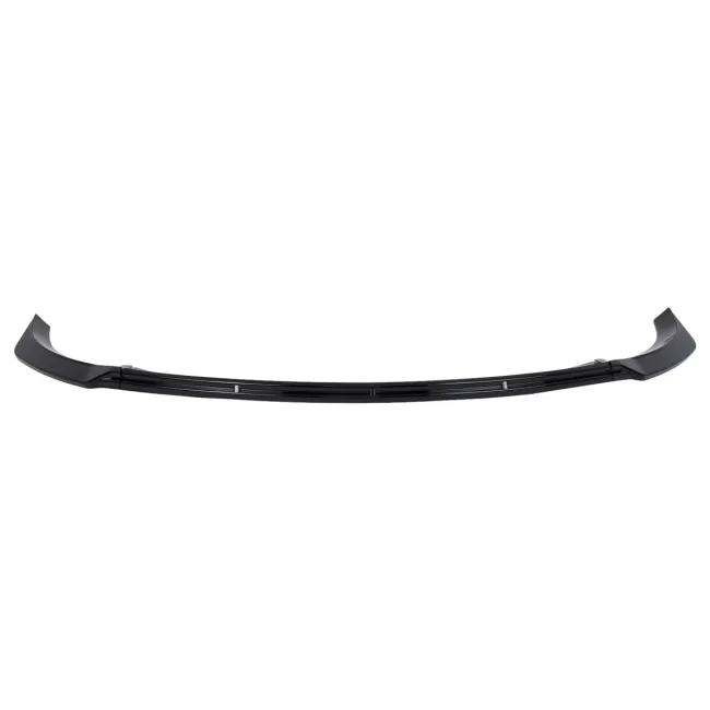 Front Bumper Spoiler Lip suitable for Tesla Model Y (2020-Up) Piano Black Add-On