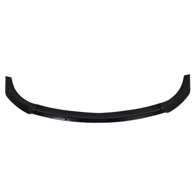 Front Bumper Spoiler Lip suitable for Tesla Model Y (2020-Up) Piano Black Add-On